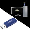 thumbnail image 1 of Adaptador USB, Tarjeta de red de dos banda, 1300Mbps, Mini adaptadores de red, para PC portátil, Soporte para / Vista / 7 / 8.1 / 10 Hugo Adaptador de red, 1 of 10