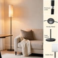 thumbnail image 7 of GUPUP Modern Floor Lamps for Living Room, 60" Tall Standing Lamp with Remote Control, 9W LED Bulb Included, 7 of 7