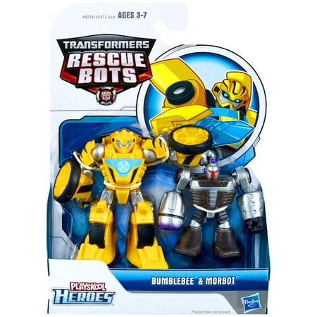 Transformers Playskool Heroes Bumblebee & Morbot Action Figure 2-Pack