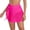 Hot Pink, variant on Ocean Blues Women's High-Waisted Swim Skirt with Mesh Splicing Swimsuit Skirt Ruched Drawstring Skirted Swim Bottoms with Built-in Briefs Size XXL