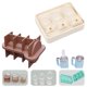 thumbnail image 1 of CAIROYAR Molde de silicona para cubitos de hielo, divertido cubo de hielo con forma de genitales masculinos para fiesta de whisky., 1 of 7