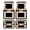 Elegant Black Marble Gold, variant on 4-Piece Car Floor Mats Set, Elegant Black Marble Gold Crystal Velvet Automotive Front & Rear Floor Liners, Universal Fit for Car, Truck, SUV