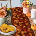 thumbnail image 4 of Thanksgiving Cotton Linen Table Runner, Washable Table Runners for Kitchen, Dining Room, Holiday, Home Party Table Decor, 13x36 Inches, 4 of 9
