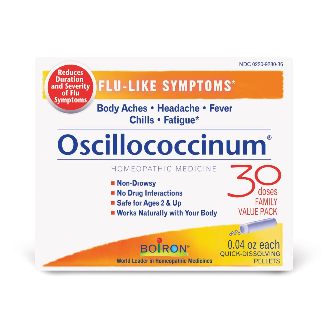 Boiron Oscillococcinum 30 Dose Pellets Homeopathic Medicine For Flu Like Symptoms Walmart Com Walmart Com