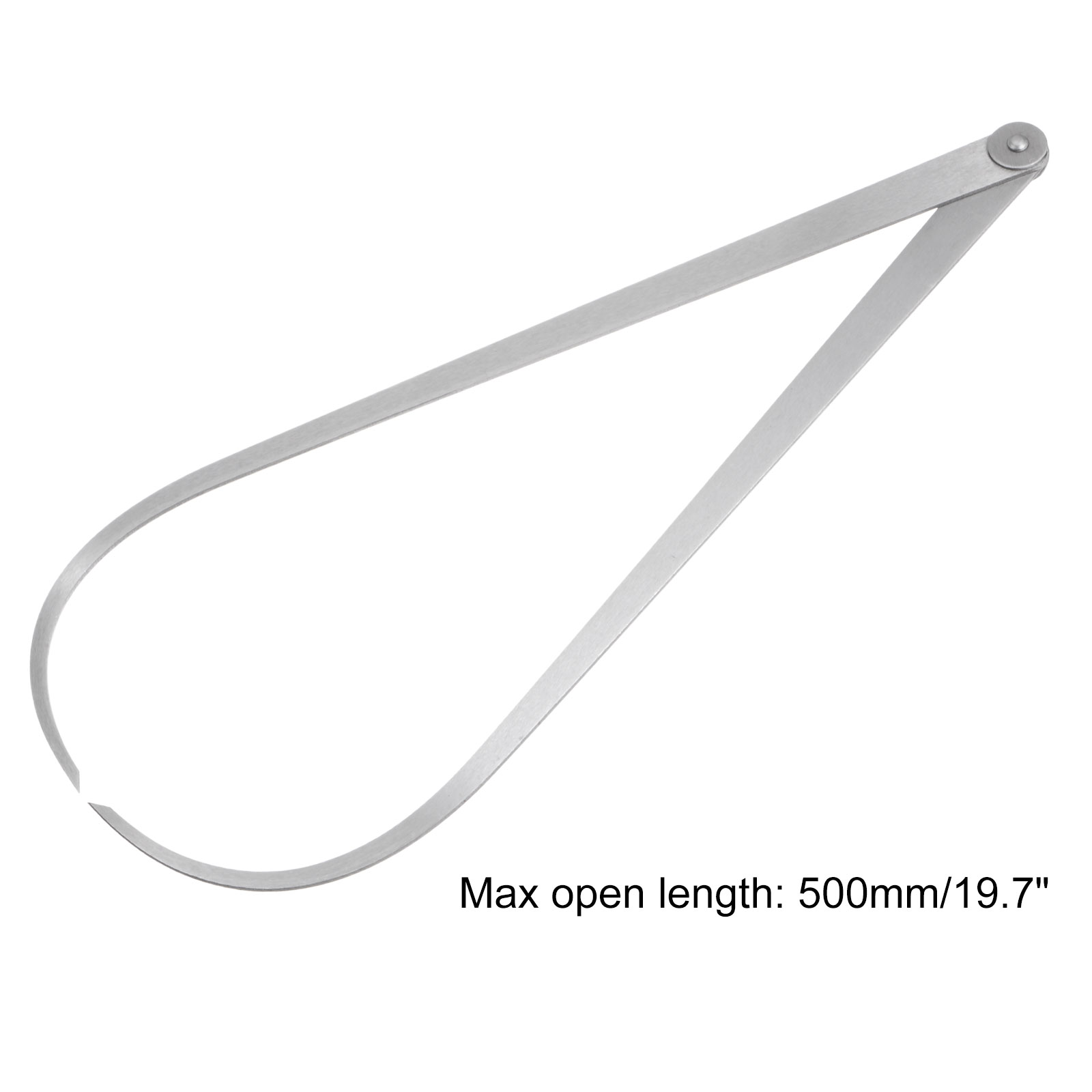 Uxcell Firm Joint Outside Caliper 500mm 20 Inch Tool Steel Measurement Tool