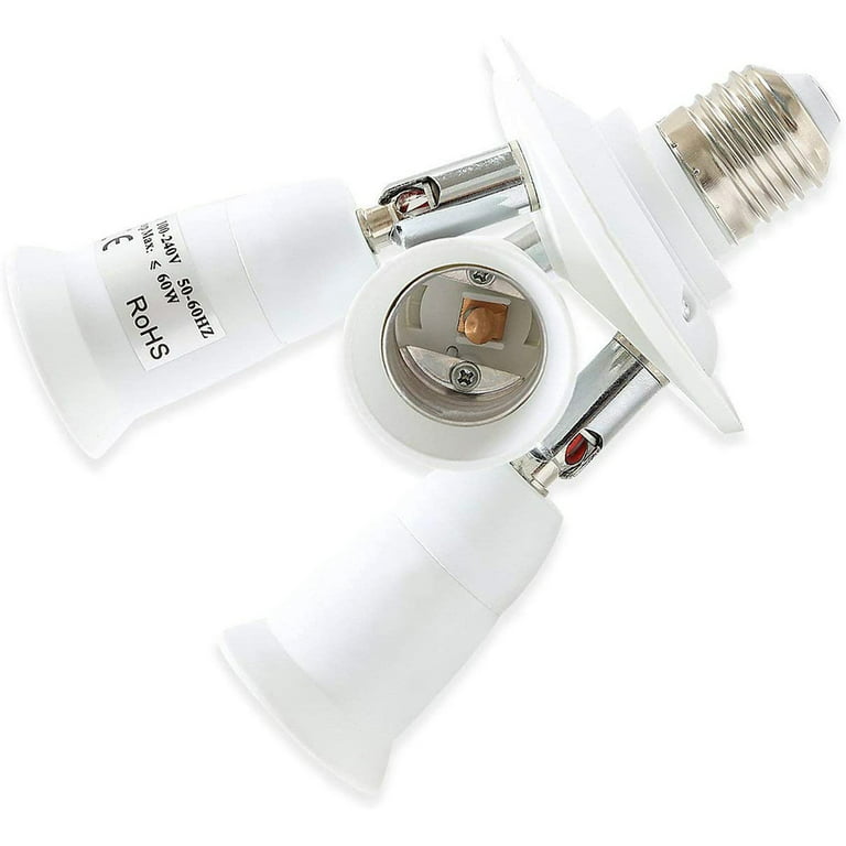 Lamp Holders 3 In1 Adjustable E27 Splitter 3/4/5 Heads Base Extended LED  Light Bulbs Socket Holder Adapter Converter From Dragonaty, $13.45