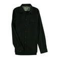 thumbnail image 1 of Kenneth Cole Mens Greenpoint Button Up Shirt black S, 1 of 1