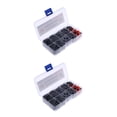 thumbnail image 1 of Toystoory 1 Box Badminton Racket Racquet Grommets Gray Accessories Silver Eyelets Tipo 1 2piezas, 1 of 1