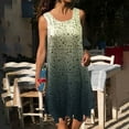 thumbnail image 2 of CEHVOM Women's Summer Casual Sleeveless Printed Vest Dresses, 2 of 4