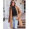 thumbnail image 4 of Zeagoo Womens 2 Packs Long Sleeve T-Shirts Mock Neck Turtleneck Slim Fitted Basic Crop Tops, 4 of 6