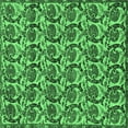 thumbnail image 1 of Ahgly Company Indoor Square Abstract Emerald Green Modern Area Rugs, 5' Square, 1 of 4
