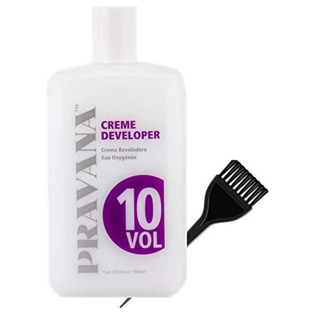 Pravana ChromaSilk Color Coloring Creme Developer (w/Sleek Brush