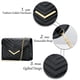 thumbnail image 5 of Monedero de mano KKXIU para mujer, formal, de piel vegana, sobre negro, 5 of 7