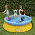 thumbnail image 4 of JLeisure Sea Otter 12011 5 Foot x 16.5 Inch Inflatable Outdoor Backyard Kids Swimming Pool, 4 of 8