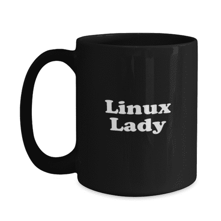 

Funny Linux Lady Coffee Mug - Linux Coffee Cup - 15oz Black