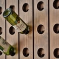 thumbnail image 4 of Wine Rack Wall Mounted Riddling Rack, Rustic Wooden Wine Rack Free Standing, Creative Wine Racks, Wine Storage System for Kitchen, Dining Room, Bar, Decor (50.7 * 30.3in), 4 of 8