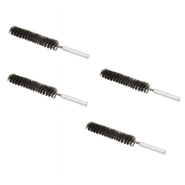 4 Piezas 17cm Cepillo de Limpieza de Tubo de Alambre de Acero Inoxidable de DiÁMetro 20 mm de Longitud