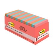 Post-it Dispenser Notes, 3 in x 3 in, Poptomistic Collection, 18 Pads