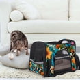 thumbnail image 7 of Flower Butterfly Pet Carrier Bag with 900D Oxford Fabric, 17x10x11.8 in - Durable and Comfortable Dog Travel Tote for Small Breeds, 7 of 7
