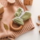thumbnail image 4 of Wooden Baby Teething Ring, Cute Rabbit Shape, Newborn Tactile Training Teething Toy, 4 of 4