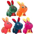 thumbnail image 1 of FELTECHELECTR 5 piezas de muñeco de conejo de Año Nuevo chino, adorable muñeco de peluche de conejo, mascota de juguete, 1 of 6