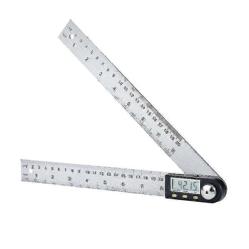 Stainless Steel Ruler With Lcd Display Angle Protractor | Bodega ...