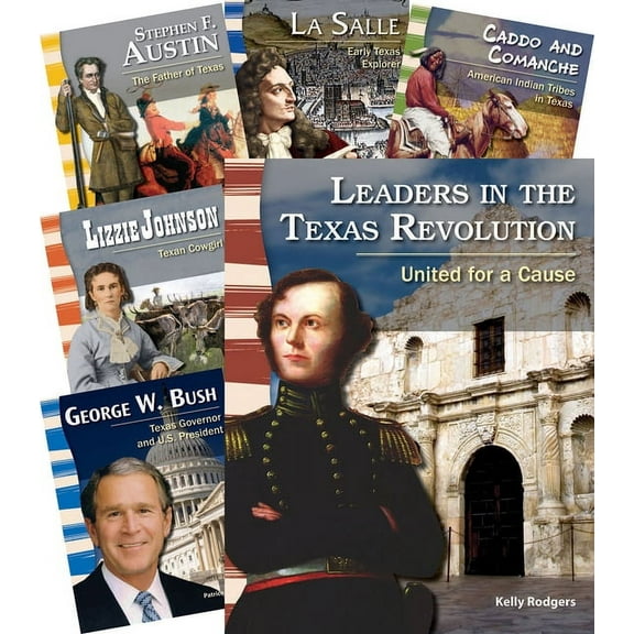 Social Studies: Informational Text: Leaders in Texas History 8-Book Set (Other)