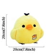 thumbnail image 3 of XUYAN Animal Plush Toy, Creative and Novel Cartoon Chick Doll Yellow Chick Cute Plush Toy Gift Birthday Gift Pillow with Cute Character Yellow Chick Chickiroll, 3 of 5