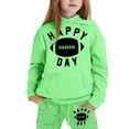 thumbnail image 3 of WOYY Big Girls Football Graphic Hoodie Sweatpants Tracksuit Casual Sweatsuit, Sizes 7-8, 3 of 3