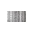 thumbnail image 2 of Elegant Farmhouse Moroccan Throw Rug - Washable, Non-Slip, Soft Low-Pile Kitchen Rug in Rustic Tribal Black & White - Ideal for Entryways and Front Doors, 2 of 7