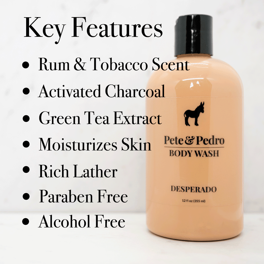 PETE & PEDRO DESPERADO by Pete & Pedro , BODY WASH 12 OZ