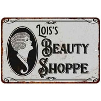 Lois's Beauty Shoppe Chic Sign Vintage Decor 8x12 Metal Sign 208120021094