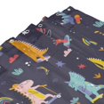 thumbnail image 4 of Shower Curtain, colorful Dinosaur rainbow Waterproof Fabric Plastic Shower Curtain, Drying Fast Bathroom Curtain with 9 Buttonholes, Ruffle Shower Curtain 60x72in, 4 of 8