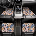 thumbnail image 7 of Fuzoiu Lilies Flowers Print Carpet Floor Mats for Car,Car Foot Mat Set,Universal Fit 4 Piece Mat Pad Set,Fits Most Cars Trucks Vans Sedans SUV Auto Carpet Mat Se, 7 of 7