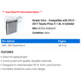 thumbnail image 2 of Heater Core - Compatible with 2012 - 2017 Toyota Prius V 1.8L 4-Cylinder 2013 2014 2015 2016, 2 of 2