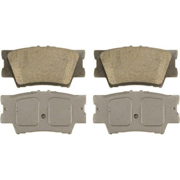 Rear Brake Pad Set - Compatible with 2006 - 2018 Toyota RAV4 2007 2008 2009 2010 2011 2012 2013 2014 2015 2016 2017