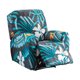 thumbnail image 1 of Dznils Funda para Sillón Reclinable Estampada Funda Elástica para Sofá Reclinable de Poliéster, Planta Azul, 1 of 11