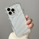 thumbnail image 3 of Funda de teléfono con airbag para iPhone 11, funda para iPhone 13, 16, 14, 12, 15 Pro Max, XS, XR, X, 7, 8 Plus, SE, a prueba de golpes, suave, transparente, con diseño ondulado, 3 of 5