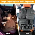 thumbnail image 2 of Tactical Car Seat Back Organizer, Upgrade Tactical Vehicle Panel Organizer with 5 Detachable Molle Pouch, Universal fits for Most of Vehicle Black, 2 of 5
