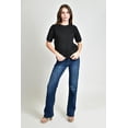 thumbnail image 4 of Blusa tejida de manga corta /Juvenil, 0257 (Negro) negro M, 4 of 4
