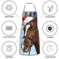thumbnail image 6 of Sikiie Christmas Horse Aprons for Kitchen Cooking Aprons, Chef Apron for Men Women Chef, 6 of 7