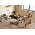 thumbnail image 6 of CubiCubi L-Shaped Corner Computer Desk with Large Monitor Stand, Espresso Finish, 50.8", 6 of 8
