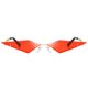 thumbnail image 3 of 2x de sol estilo punk unisex de sol sin montura para discoteca Baoblaze Gafas de sol de la lente de moda de las mujeres, 3 of 8