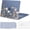 Indigo, variant on MOSISO Floral Hard Shell Case Compatible with MacBook Neo 13 Inch A3404, Scratch-Resistant Protective Laptop Cover