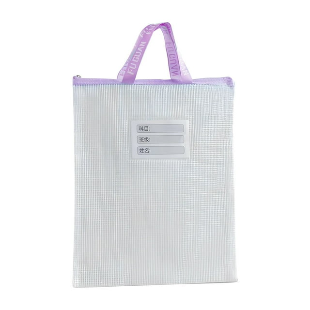 Sacs de Rangement, Sac de Documents Épais A3 Sac de Rangement Transparent pour Papier de Test Sac de Rangement pour Papier d'Art Sac de Rangement en Matériau A4, Grand Sac Fourre-Tout, le Sac Fourre-Tout, Grands Sacs de Rangement