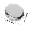 thumbnail image 2 of FOMIYES 2Ud Tapa De De Aceite Y Gas Para En Color Plata Resistente Y Funcional, 2 of 7