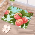 thumbnail image 5 of Peach Polyester Non-Slip Machine Washable Floor Rugs, Floor Mats, and Bath Rugs, 5 of 6