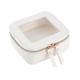 thumbnail image 3 of Bolsa de maquillaje, neceser de viaje, transparente, mini, portátil, multiusos, para adolescentes. blanco, 3 of 9
