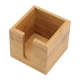thumbnail image 1 of Caja de pañuelos con textura de madera de bambú, organización de almacenamiento de papel rectangular para cocina y oficina, 1 of 8