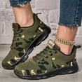 thumbnail image 2 of HEWUQI Women's Barefoot Running Shoes Low Drop Hiking Walking Cushion Footwear Tennis Non Slip Workout Gym Athletic Fashion Sneakers Green Size 10.5, 2 of 6